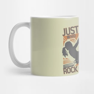 Just a Girl who Loves Rock Climbing Mug